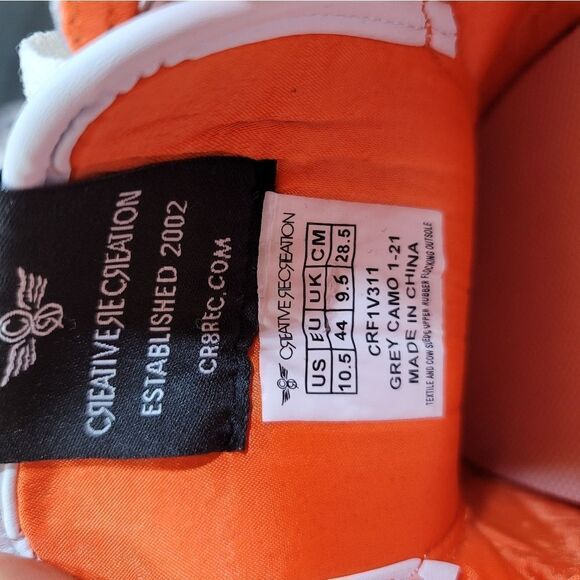 BRAND NEW CREATIVE HELIOS GEOMETRIC CAMOUFLAGE PRINT CANVAS SNEAKER - Picture 13 of 14